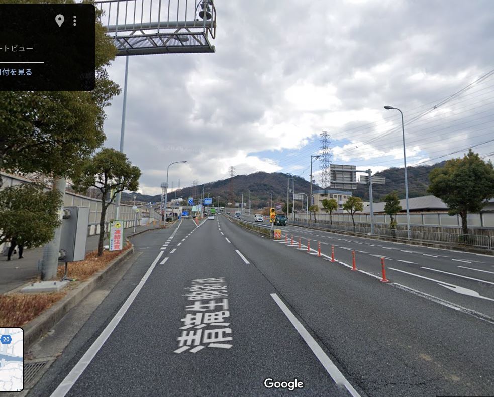 外環170号線 東大阪方面から4